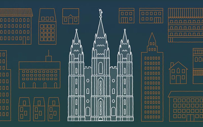 Outline ng Salt Lake Temple